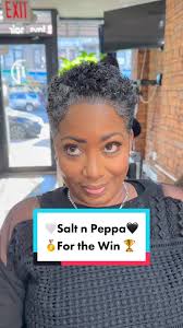 ♥️It’s ALL coming back to her Now…😍🥰🫂 … Can y’all Drop some ♥️’s in the  comments for our Curlfriend rock’s her Beautiful Salt n Peppa🖤🤍 …  #thecu#thecutlifee#goodeveningv#goodvibesonlyv#goodvibes#happy...