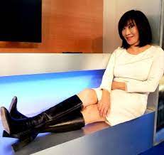 The appreciation of booted news women blog america's number one resource for coverage of local television stations' fashionable female anchors, meteorologists, reporters and show hosts and the boots that they wear. The Appreciation Of Booted News Women Blog Kaity Tong In 2021 Boots Black Leather Boots Women