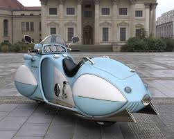 1930 Stream Line Kj Henderson Motorcycle Artdeco