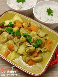 Spicy Chicken Vegetable Curry Thermofun Recipe Vegetable Curry Recipes Vegetable Curry Thermomix Recipes