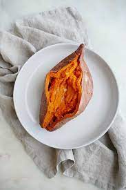 Microwaving a sweet potato works in terms of the cooking process the same way your oven does, only dramatically sped up. Easiest Microwave Sweet Potato Recipe It S A Veg World After All