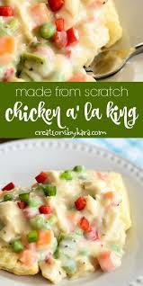 Chicken Ala King In 2020 Cooked Chicken Recipes Chicken A La King Recipes Leftover Chicken Recipes