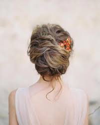 Low updo for long hair. 34 Loose Wedding Updos For Brides With Long Hair Ruffled