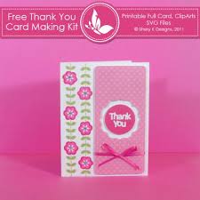 If you enjoy making cards and collecting card making tips, then you'll love these diy thank you cards!. Thank You Card Making Kit Free Printable Card Tip Junkie