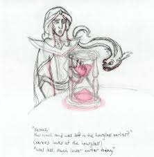 Mozenrath Confused By Hourglass Sketch By Asjjohnson Deviantart Com On Deviantart Animation Art Character Sketch Hercules Characters