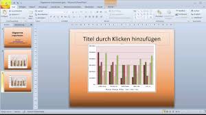 Diagramme Aus Excel Nach Powerpoint Importieren Youtube