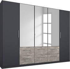 Kleiderschranke mit spiegel rauch kleiderschrank kleiderschrank mit spiegel und kleiderschrank. Rauch Blue Kleiderschrank Siegen Mit Spiegel Und Schubkasten Online Kaufen Otto