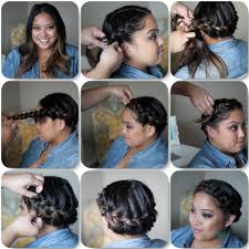 These braided hairstyles for black women look stunning no matter the occasion. Crown Braid Tutorial We Heart Bows