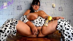 Watch Nina Doll - Cow Fucking with Bottle and Tons of Milk - Bbw, Milf,  Dildo Porn - SpankBang