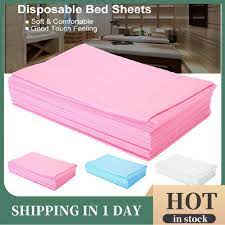 Source from global disposable bed sheet manufacturers and suppliers. Waterproof Bedsheet 10pcs Disposable Bed Sheets Beauty Salon Shopee Singapore