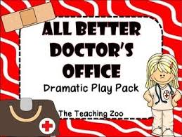 Doctor S Office Dramatic Play Pack Or Hospital Dramatic Play Doctor Office Dramatic Play Area