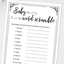 This is a template design that is simple and minimalistic in its design and yet can support some of the most dignified themes of model certificates. 16 Printable Or Virtual Baby Shower Games Ideas Press Print Party