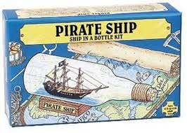 Build a ship in a bottle kit. Amazon Com Pirate Ship In A Bottle Kit Includes All Parts To Create A Mini Ship In A Bottle Very Challenging Are You Up For It Toys Games