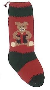 Kit makes two stockings in inverse colors. The Yarn Barn Llc Christmas Classics Stocking Kit 602 Holiday Bear