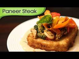 1 tsp green chillies, chopped (optional) 2 slices cheese. Paneer Steak Easy To Cook Veg Maincourse Recipe By Ruchi Bharani Youtube