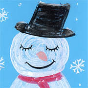 Schneemann, schneemann schneemann, schneemann, kalter mann, hast'ne rote nase dran, schwarze so viel schnee! Der Zufriedene Schneemann Lernbasar De