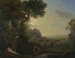 Claude Landscape With Narcissus And Echo 1644 The National Gallery London Landscape Paintings Landscape Narcissus
