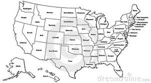 The us state map consists of all 50 states within the united states, along with state borders, major cities and capitals, and sometimes large us state map. Free Printable Us Map With Cities And States Outline Map Us States With Names Blank Map Od Us Map Usa States Printable Map Collection