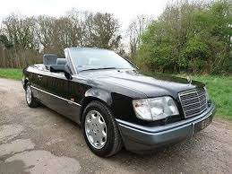 Ebay Mercedes Benz E320 Sportline Convertible 57k 93 L Black Grey Leather W124 Cabrio Classiccars Cars W124 Cabrio