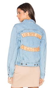 May the spirit of christmas bring peace in your heart as you celebrate christmas with your families and love ones. Understated Leather Go Sit On A Cactus Denim Jacket In Sky Blue Revolve