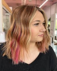 strawberry color block 🍓 • i love doing my work family's hair💋  @hairbytaylorfoley ♡ DM or Follow the Link in my bio for appointments,  availability, and consultations! @bloombeautybarva