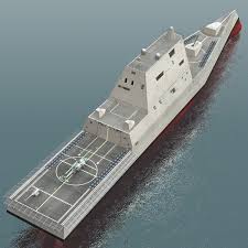 Uss Zumwalt Ddg 1000 Destroyers 3d Model Uss Zumwalt Navy Coast Guard Destroyer Ship