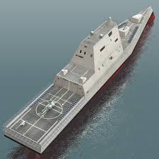 The uss zumwalt, the u.s. Uss Zumwalt Ddg 1000 Destroyers 3d Model Uss Zumwalt Warship Model Us Navy Ships