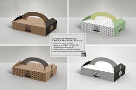 This free mockup is available in psd format and you. Pastry Donut Box Carrier Mockup Food Box Packaging Donut Box Pizza Box Design