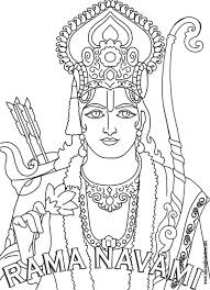 Color in this picture of a ram and others with our library of online coloring pages. Ram Navami Coloring Pages