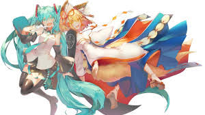 Desktop Wallpaper Anime Girls Friends Hatsune Miku Hd Image Picture Background A57d4d