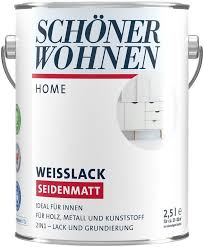 Unser testerteam wünscht ihnen nun viel freude mit ihrem holzlack weiß matt innen! Schoner Wohnen Kollektion Weisslack Home Seidenmatt 2500 Ml Weiss Online Kaufen Otto