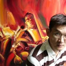 Rhythm Music 1, Painting by Ah Cheng Lim