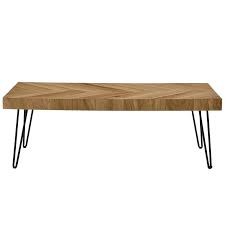 This is a nice look for a dining table but you could potentially adjust the design a bit if you want to apply the same design principles when building your coffee table. Modern Wooden Table Leg Designs