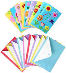 Card making kits truly personalize your message. Buy Kids Greeting Card Making Kit Hicdaw 9pcs Card Making Kits For Kids Greeting Card Kit Diy Handmade Card Making Supplies Art Crafts Crafty Set Gifts Online In Vietnam B08dnvh362