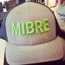 Puff Embroidery On Our Most Popular Trucker Hat The Richardsonsports 112 In Heather Grey And Black Mesh For Mibre No Minimums Fast Turnaround Contact Us