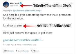 Elon musk's tweet further read, bitcoin is almost as bs as fiat money. Watch Out Fake Celebrity Endorsements Advertising Bitcoin Scam