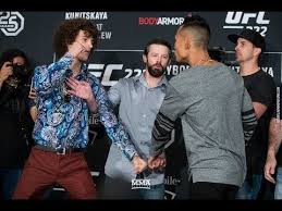 On the 15th of august at ufc 252, sean o'malley's next fight is scheduled to take place against marlon vera. Ufc 222 Sean O Malley Vs Andre Soukhamthath Media Day Staredown Mma Fighting Mma Fighting Ufc Mma