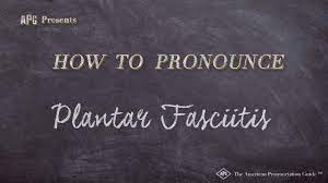 How do you say plantar fasciitis, learn the pronunciation of plantar fasciitis in pronouncehippo.com. How To Pronounce Plantar Fasciitis Plantar Fasciitis Pronunciation Youtube