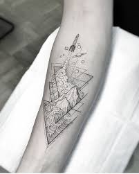 Black And White Rocket Tattoo Pin By Alexis On Tattoos Geometric Tattoo Rocket Tattoo Sleeve Tattoos