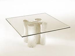 Stone and glass coffee tables there are many different materials used in making coffee tables. Coffee Table With Square Top In Glass Stone Base Idfdesign