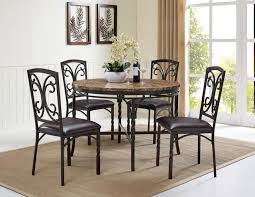 See more ideas about tuscan dining rooms, tuscan decorating, home decor. Bernards Tuscan Casual 5 Piece Round Dining Table And Chair Set 4550 4551x4 Miskelly Furniture