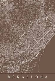 This time, his cheerful and innocent brush color fills the narrow streets of one of the most historic neighborhoods of the city. Barcelona City Map Line Art City Map Road Map Of Barcelona Etsy Barcelona City Map Barcelona Map City Map Art