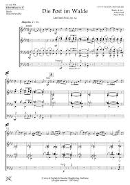 Der alte dessauer (mit walter scholz, trompete). Die Post Im Walde Gebraucht Kaufen Gebrauchte Noten Musiknoten Kaufen Und Verkaufen Gebrauchtnotenborse De