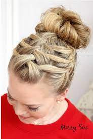 Getting bridesmaids to wear their hair up is the classic approach that almost never fails to look cute and trendy. Easy Braided Hairstyles For Medium Long Hair Folade