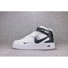 Nike Air Force 1 Mens Black High Top New 2018 Cheap Nike Air Force1 Af1 High Top Shoes For Women Men White Black Sale
