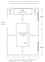 That should accommodate a normal number of guests. Related Image Dining Table Dimensions Dining Room Rug Size Dining Table Sizes