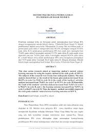 1) siswa kurang aktif dalam menggali informasi tambahan yang mendukung materi yang telah disampaikan oleh guru di sekolah, selama ini dominasi guru masih terlalu besar dalam proses belajar mengajar; Http Ejournal Unp Ac Id Students Index Php Pgsd Article Download 2032 1631
