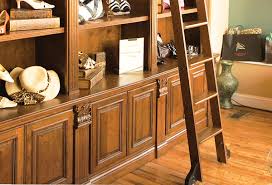 The hardware kit has a durable powdered coat. Custom Service Hardware Quiet Glide Rolling Ladder Remodeling