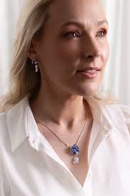 Enamelled Sequin Bloom Pearl Necklace by Charlotte Smith — Charlotte Smith