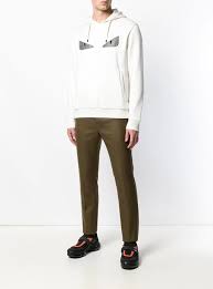 Fendi Bag Bugs Eyes White Hoodie Your Average Guy